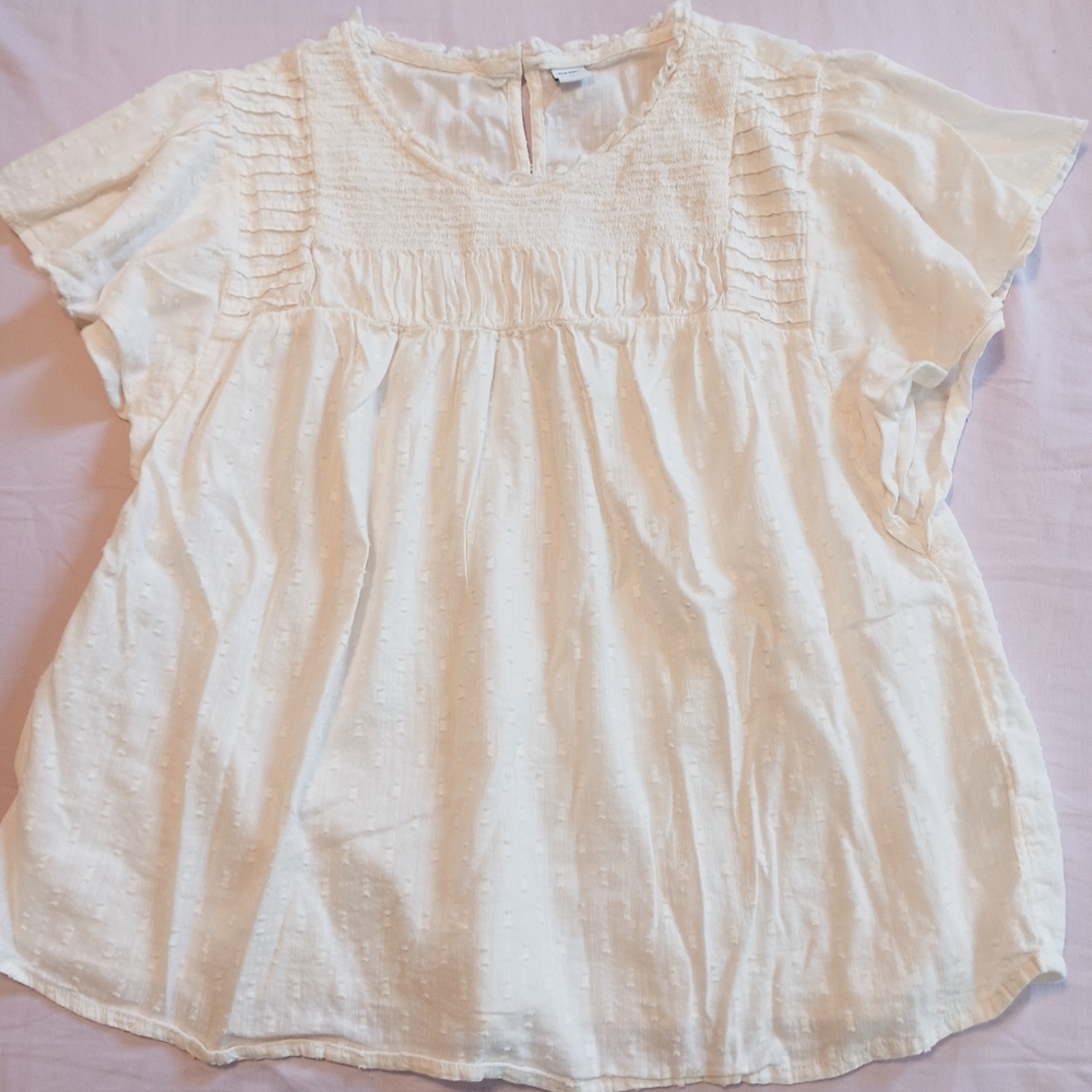 Ruffle Sleeve Pheasant Top